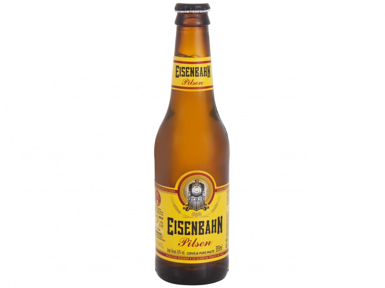 Cerveja Eisenbahn Pilsen 6 Unidades 355ml Cerveja Magazine Luiza