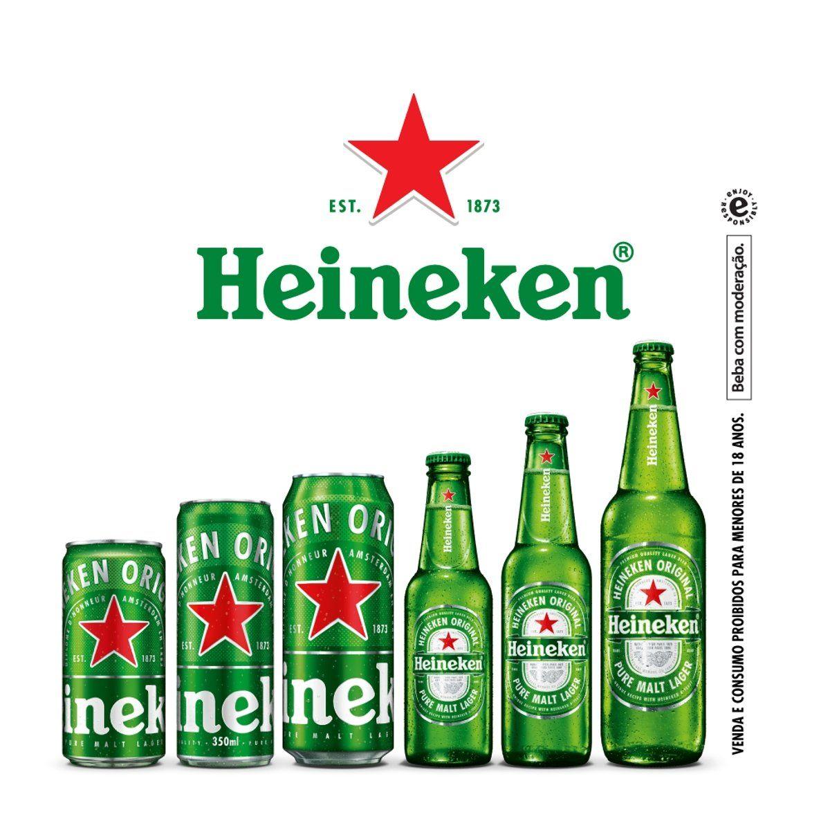 Cerveja Heineken Lata 269ml Pack com 8 Unidades | Shopping Smiles