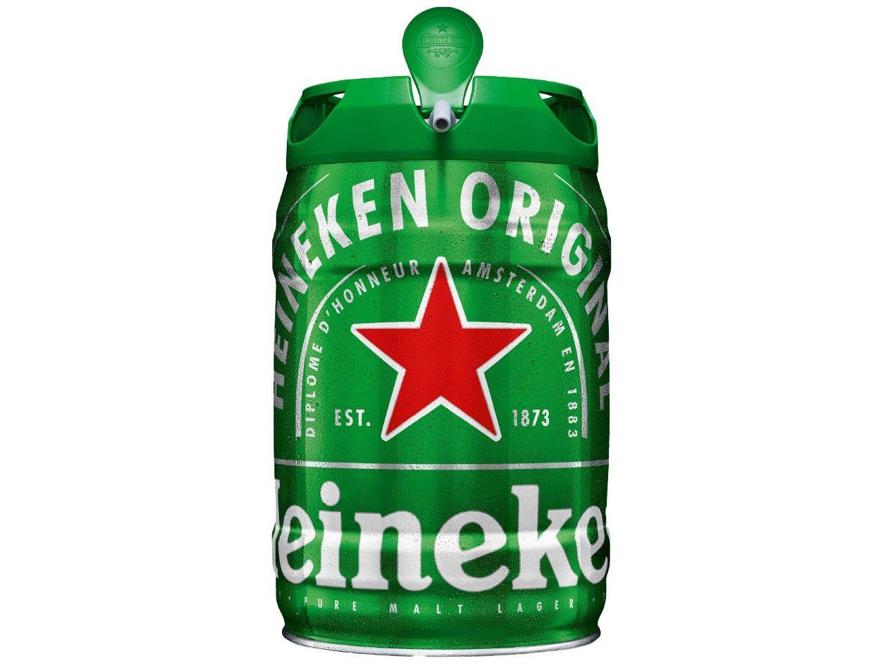Cerveja Heineken não Retornável Pilsen Barril 5L - Cerveja - Magazine Cbeneficio