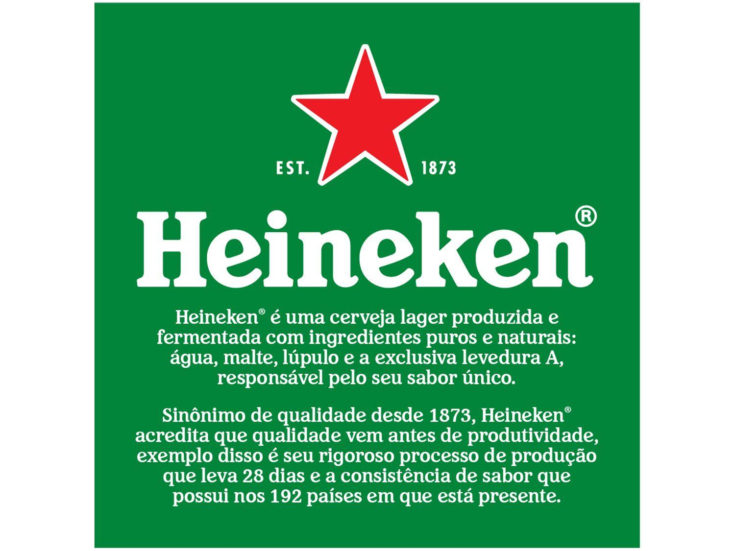 Cerveja Heineken Premium Puro Malte Pilsen Lager