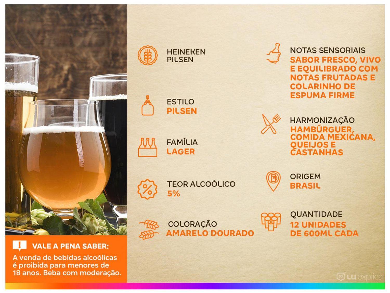 Cerveja Heineken Puro Malte Pilsen