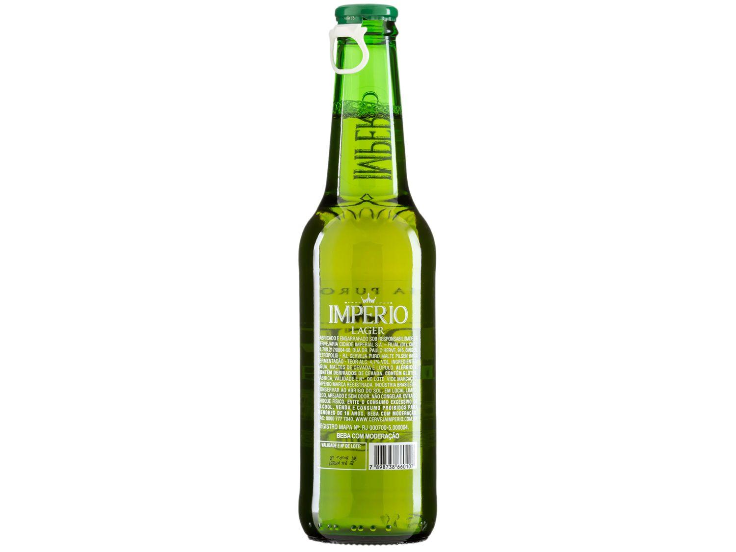 Cerveja Imperio Premium Lager Triplo Malte Long Neck 330ml