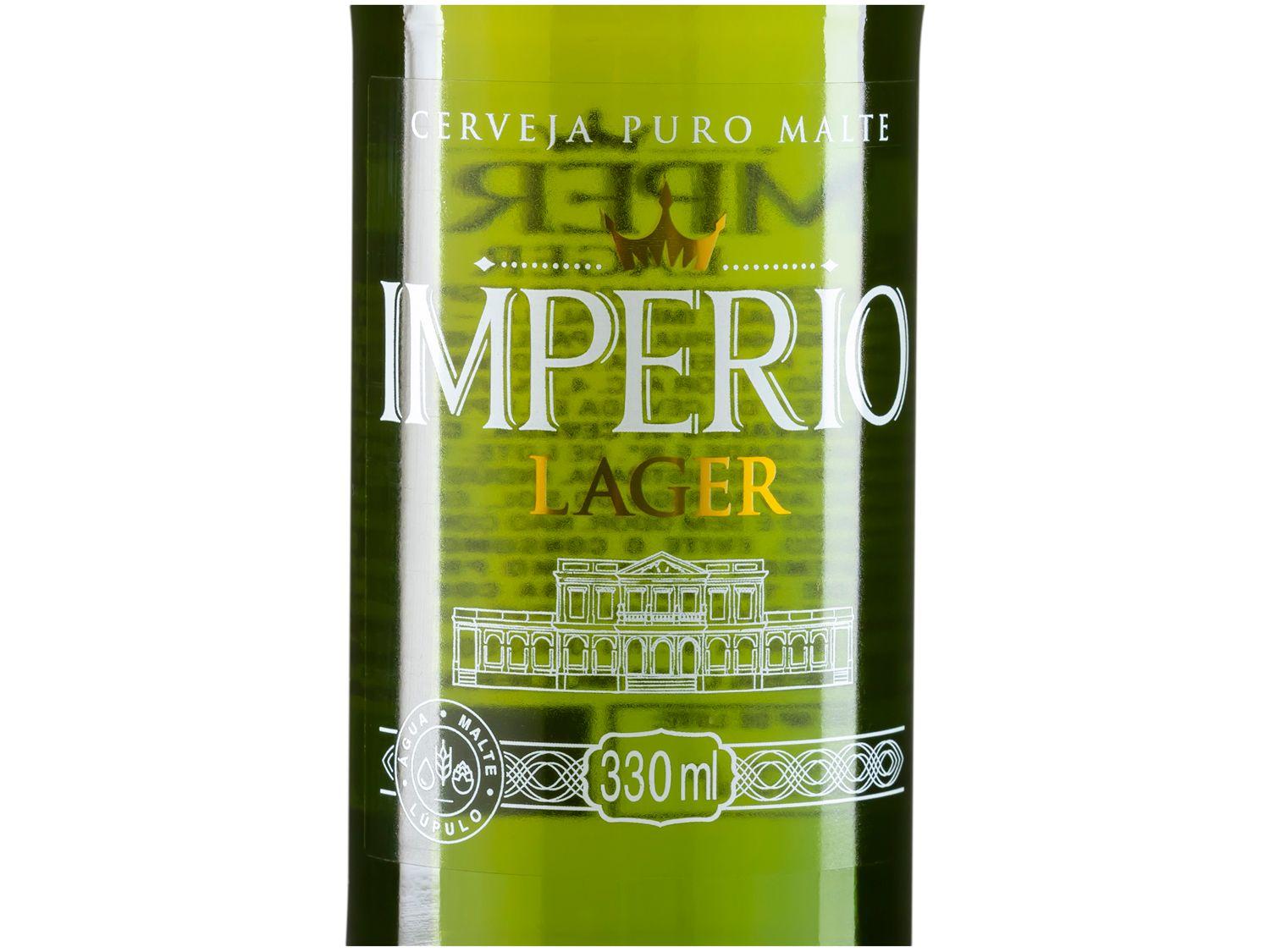 Cerveja Imperio Premium Lager Triplo Malte Long Neck 330ml