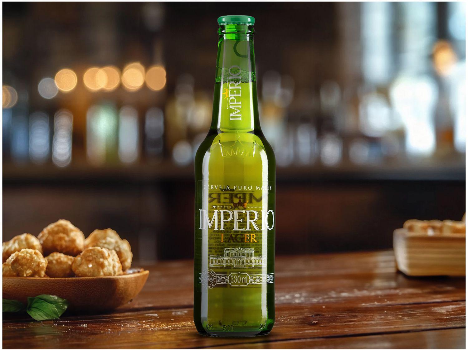 Cerveja Imperio Premium Lager Triplo Malte Long Neck 330ml