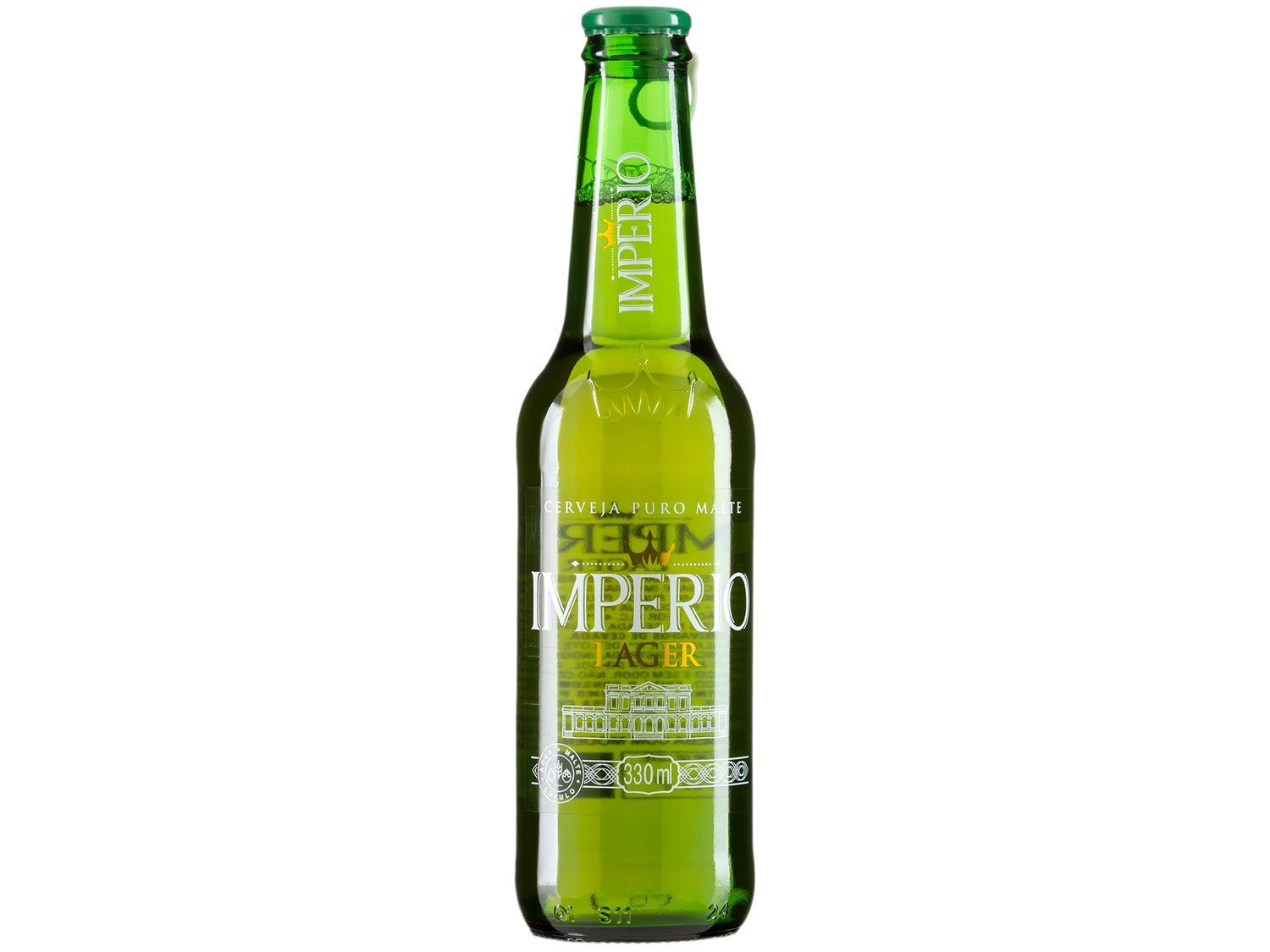 Cerveja Imperio Premium Lager Triplo Malte Long Neck 330ml