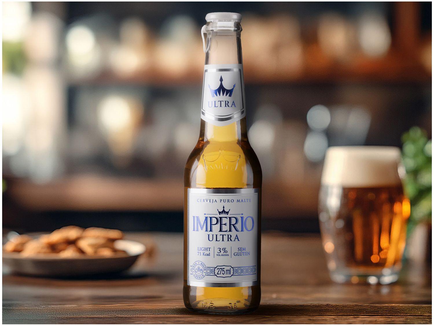 Cerveja Imperio Premium Ultra Puro Malte Long Neck 275ml
