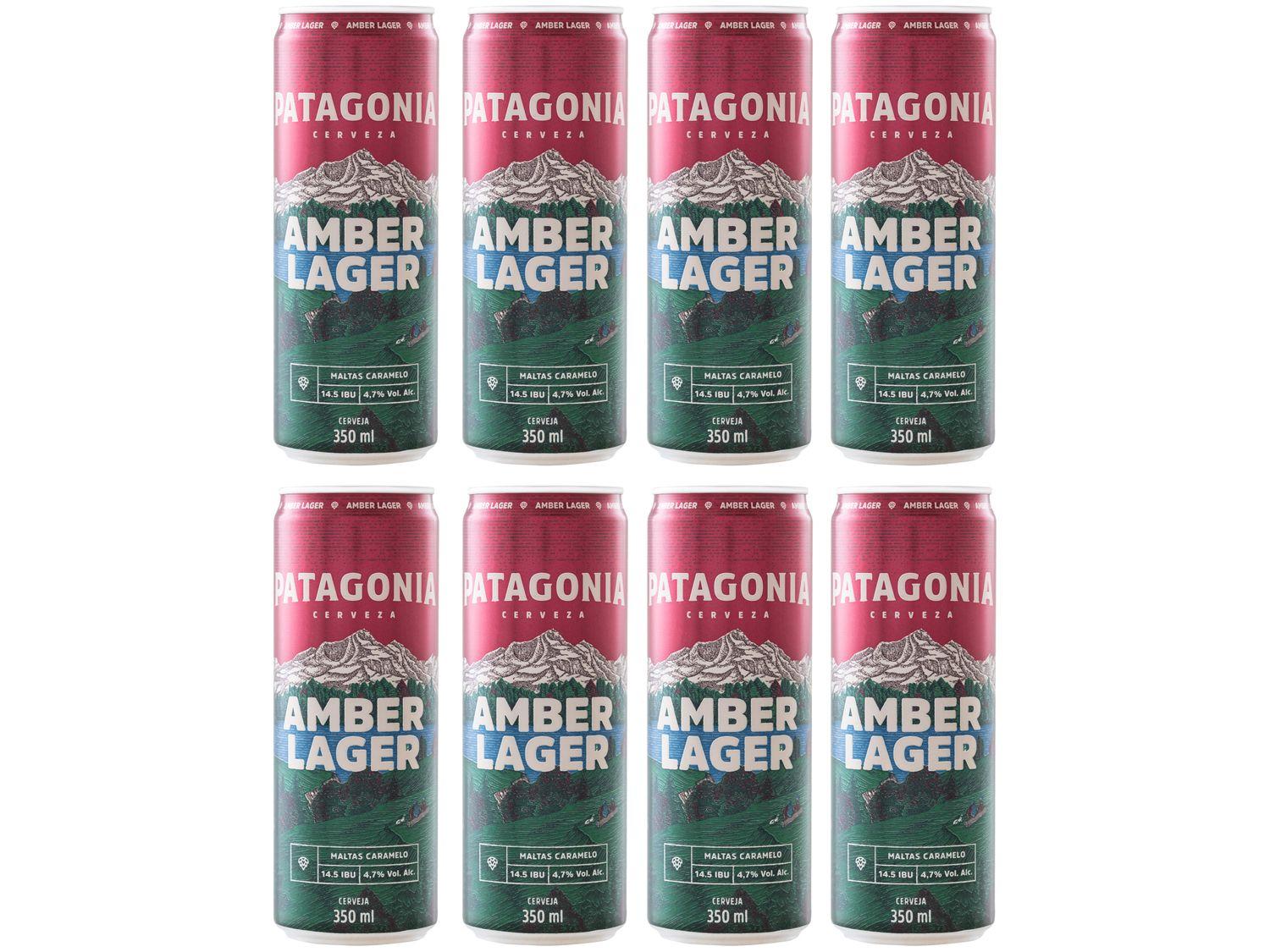 Cerveja Patagônia Amber Lager 8 Unidades