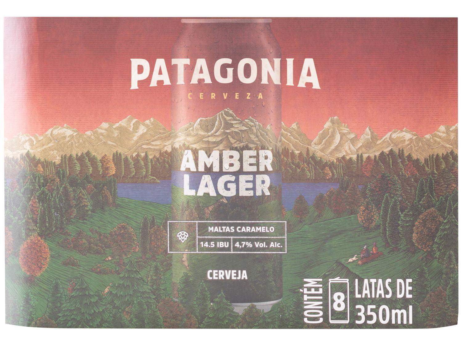 Cerveja Patagônia Amber Lager 8 Unidades
