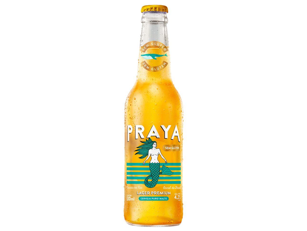 Cerveja Praya Puro Malte Long Neck 330ml