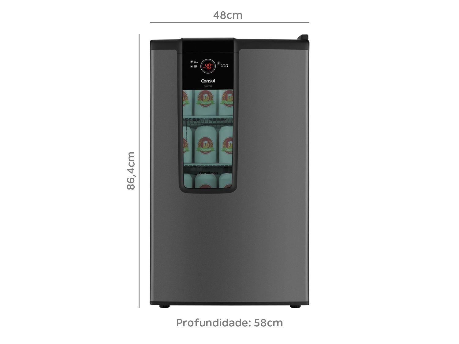 Cervejeira Consul Titanium 82L Display Na Porta