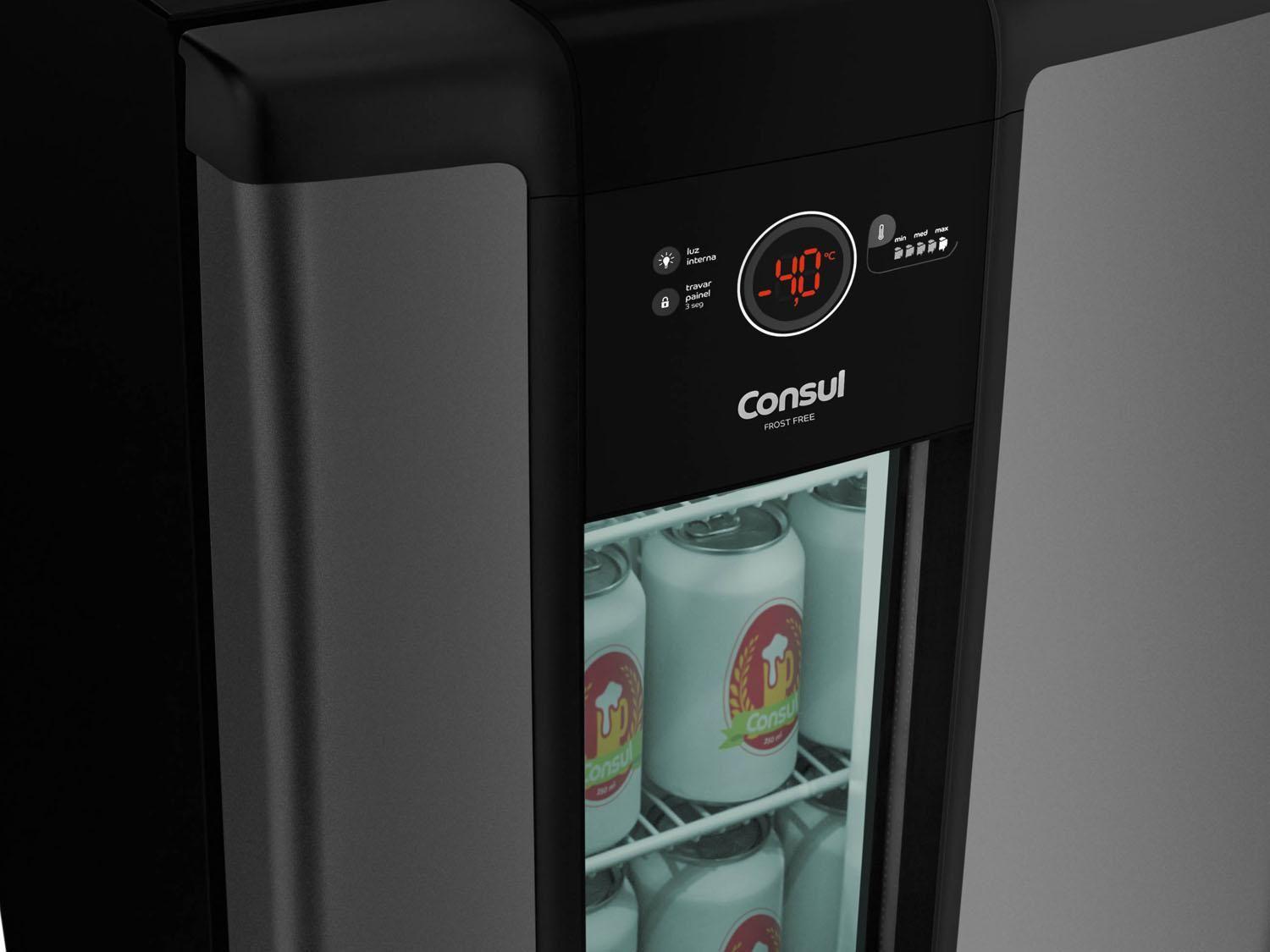 Cervejeira Consul Titanium 82L Display Na Porta
