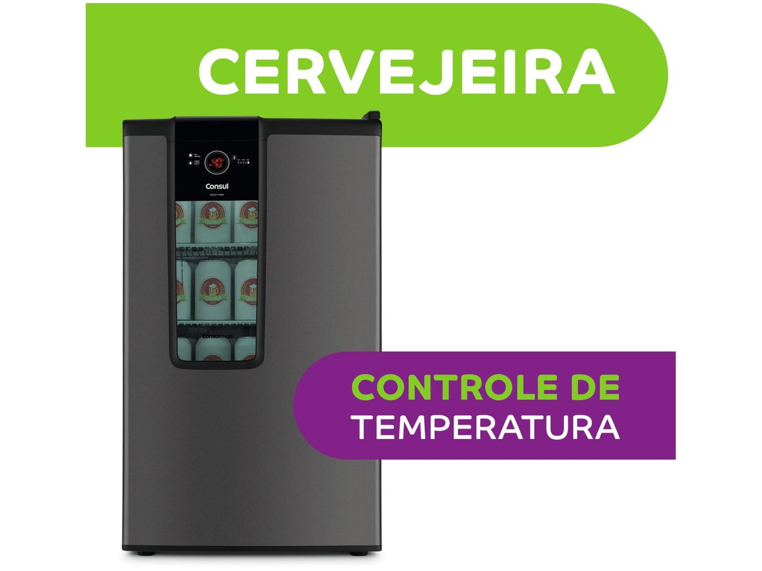 Cervejeira Consul Titanium 82L Display Na Porta