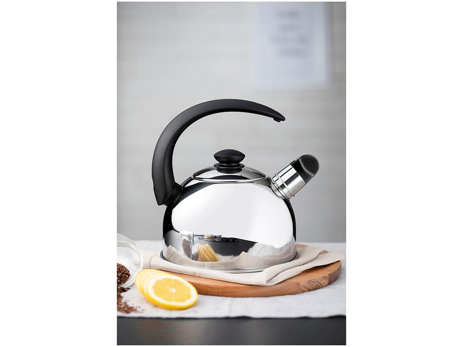 Chaleira Tramontina Inox com Apito 2,1L Brava 61483013