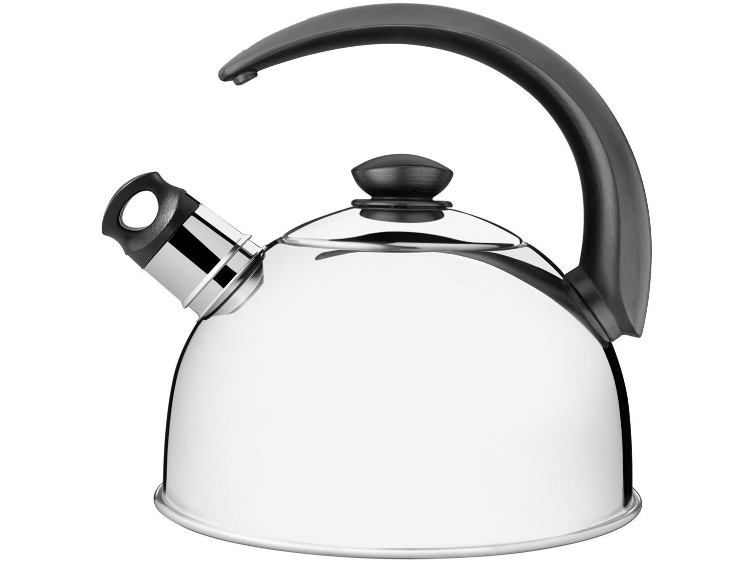 Chaleira Tramontina Inox com Apito Prata 3L