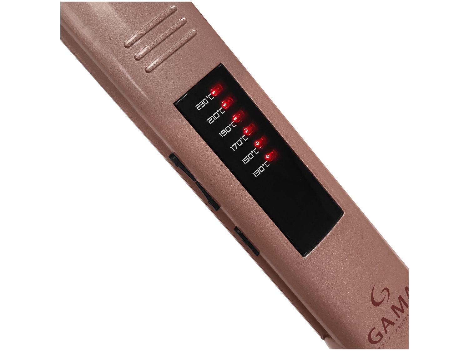 Chapinha/Prancha de Cabelo Gama Italy Elegance Led Keration Pro 230ºC