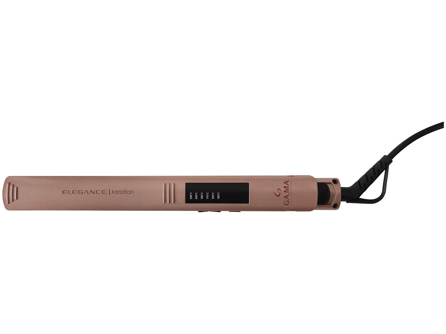 Chapinha/Prancha de Cabelo Gama Italy Elegance Led Keration Pro 230ºC