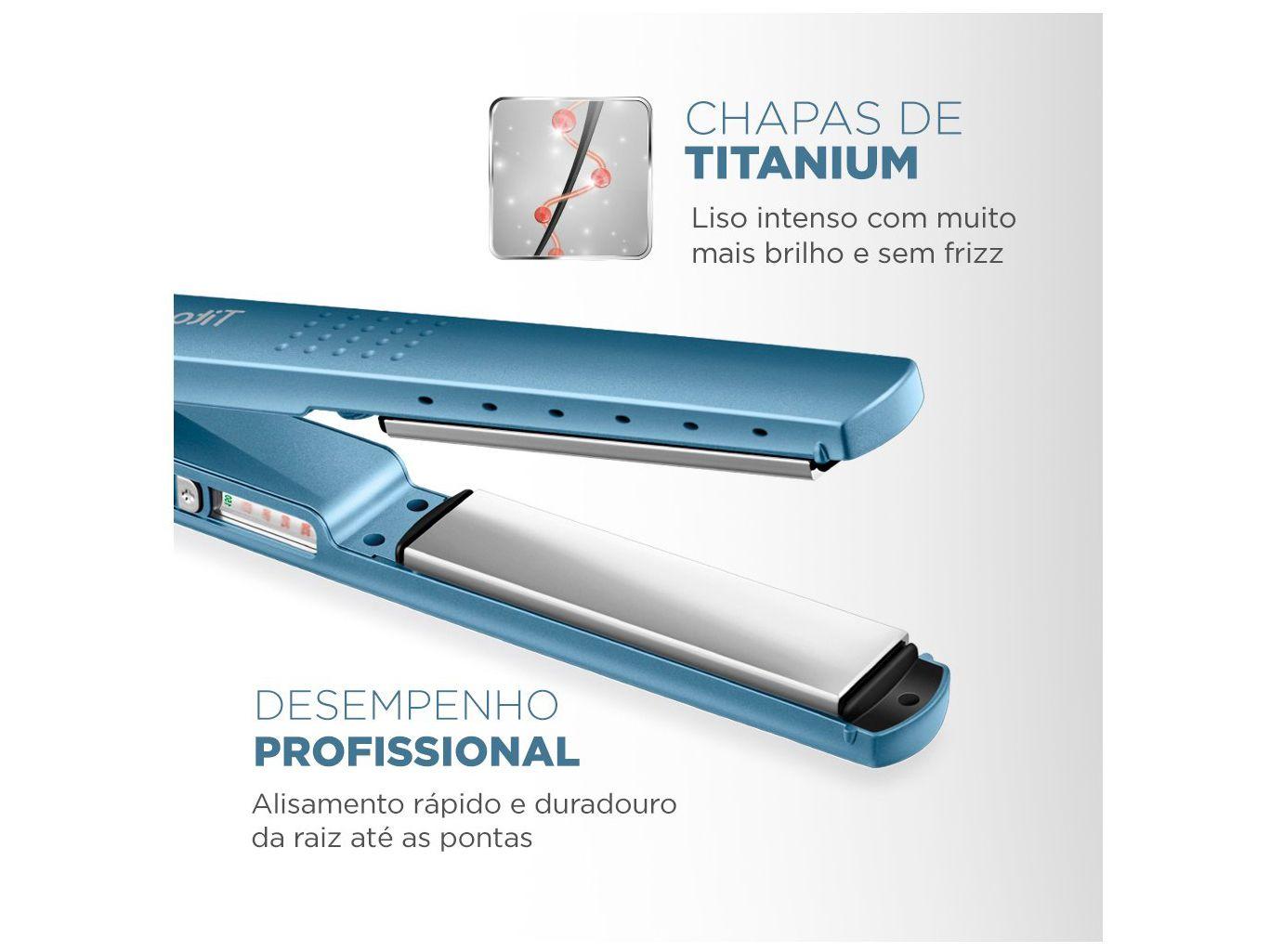 Chapinha/Prancha de Cabelo Mondial Titanium Pro