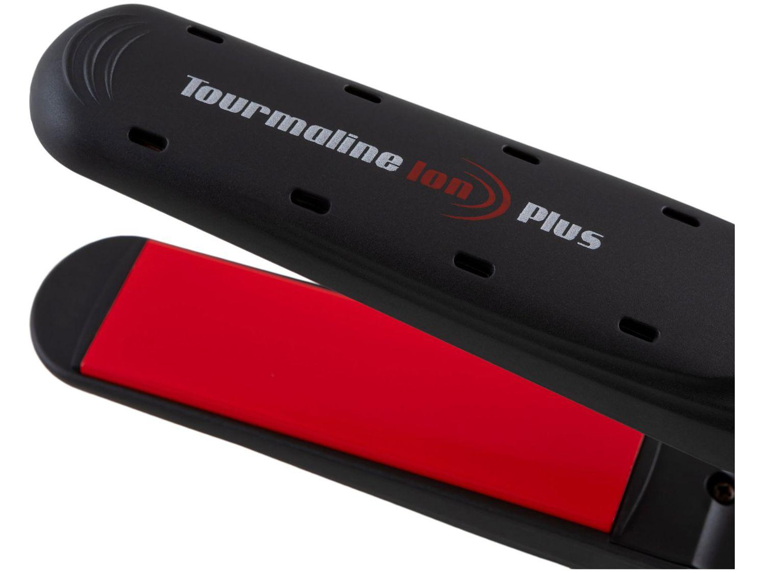 Chapinha/Prancha de Cabelo Mondial Tourmaline Ion Plus P-11 Cerâmica 200ºC