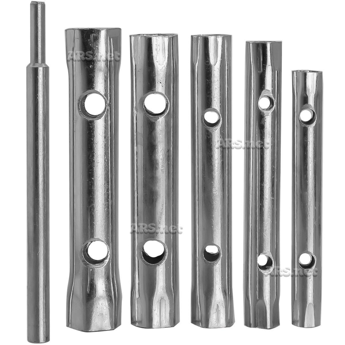 Imagem de Chave De Vela Tubular 8 a 17mm Aço Automotivo 6 Peças