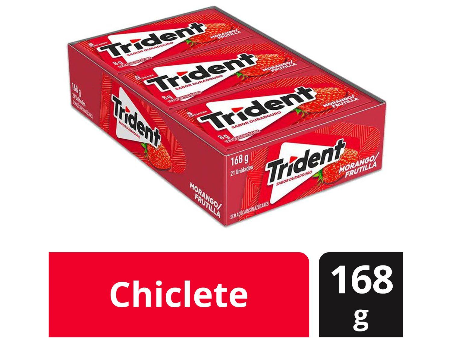 Chiclete Trident 5s Morango