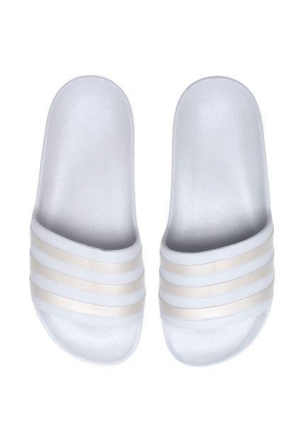 chinelo adidas feminino dourado