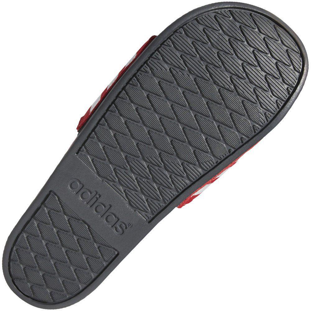 chinelo adilette cloudfoam plus stripes