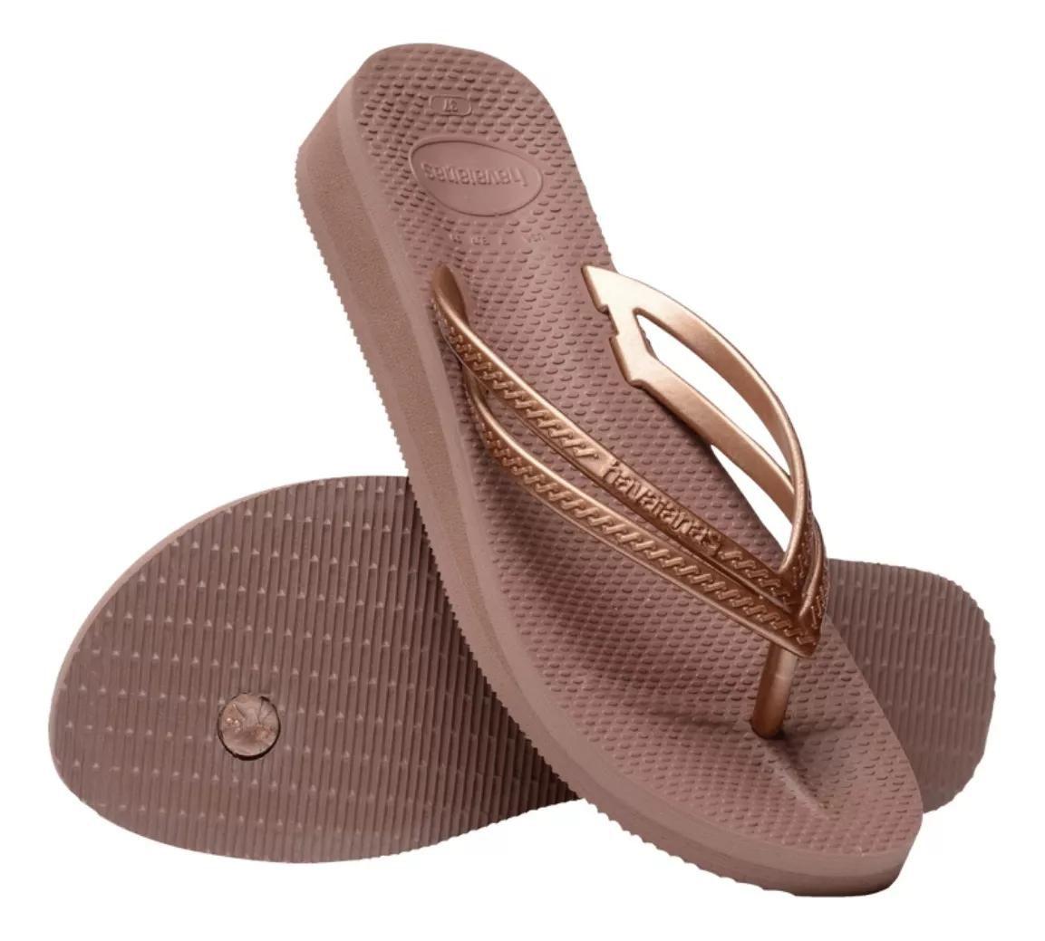 Discount havaianas high light wedge flip flops Free Shipping