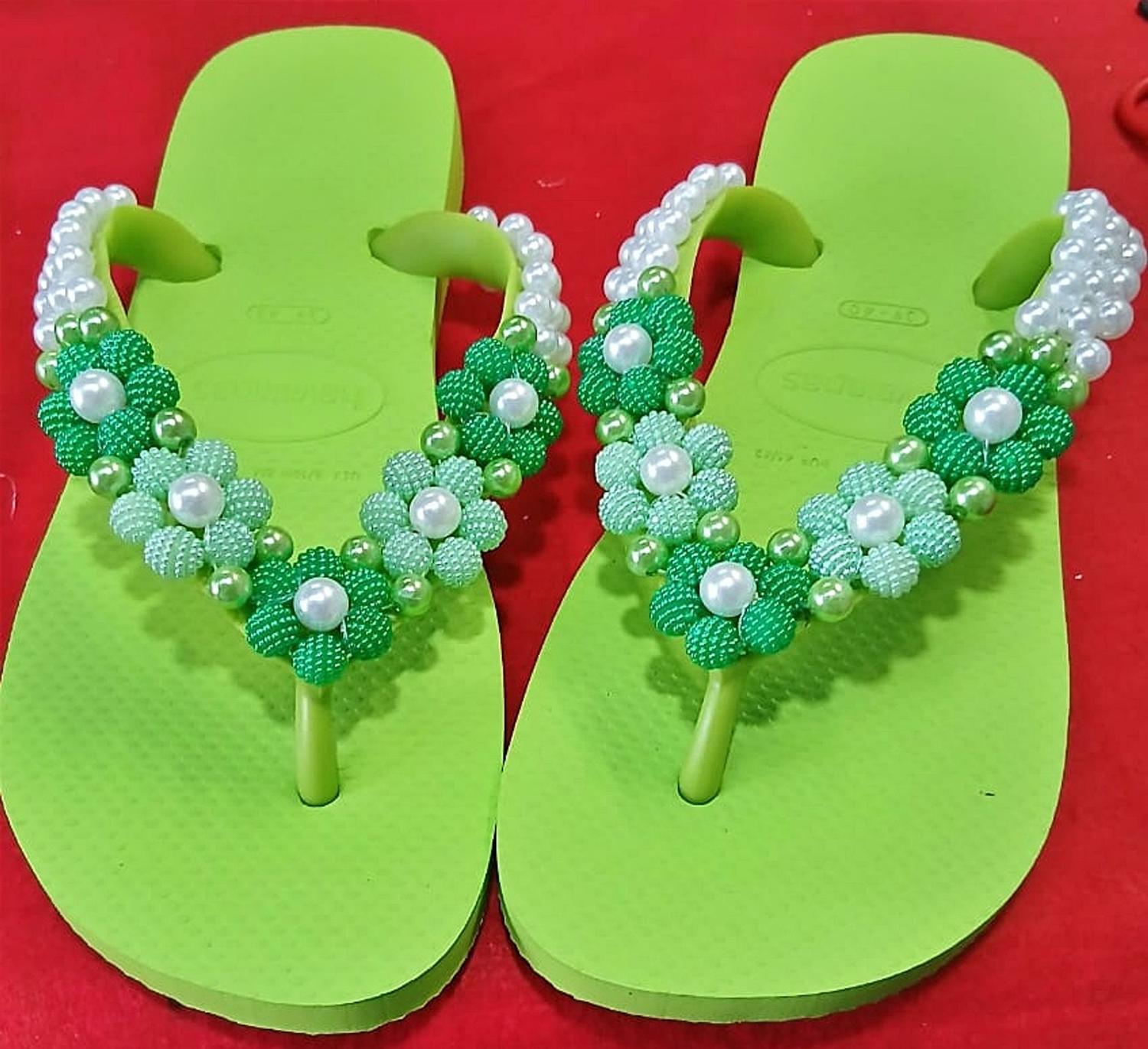 Chinelo Decorado PreÃ§o Do Chinelo Preco De Chinelo Decorado