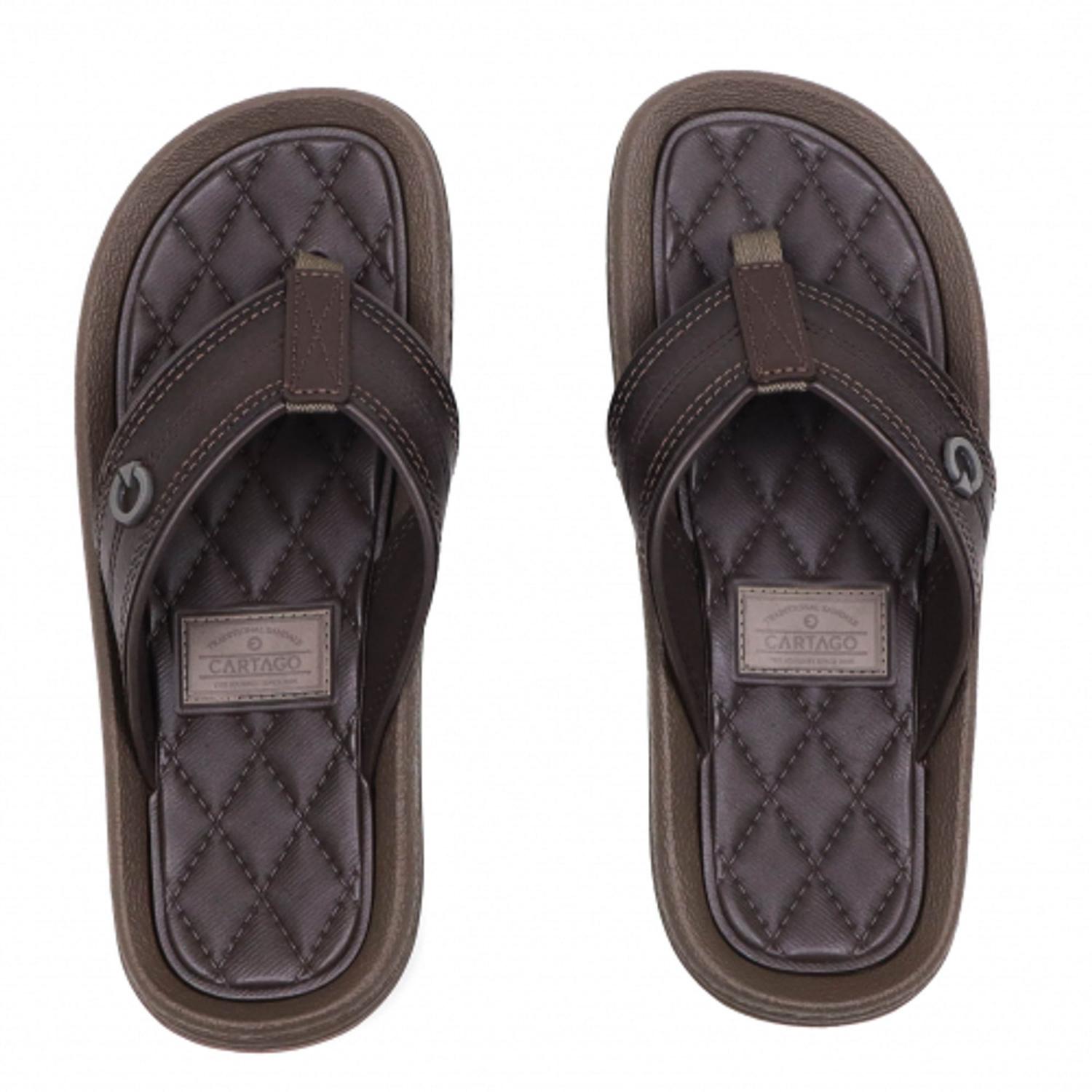 Chinelo Cartago Fiji 11020 - Cor:Marrom - Tamanho: 46 - Outros Moda e  Acessórios - Magazine Luiza