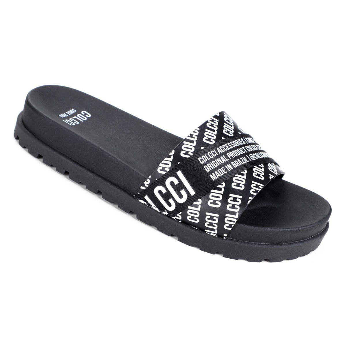 Plataforma Sandalia Da Colcci Feminina Chinelo Colcci Flatform