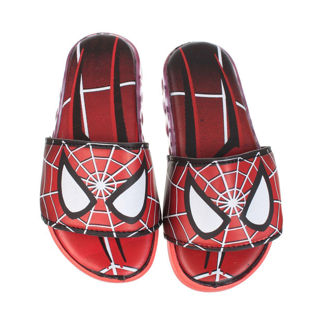 Chinelo de Menino do Aranha com Luzinha de Led Pisca Infantil Masculino  Vermelho - Isaac - Chinelo Infantil - Magazine Luiza