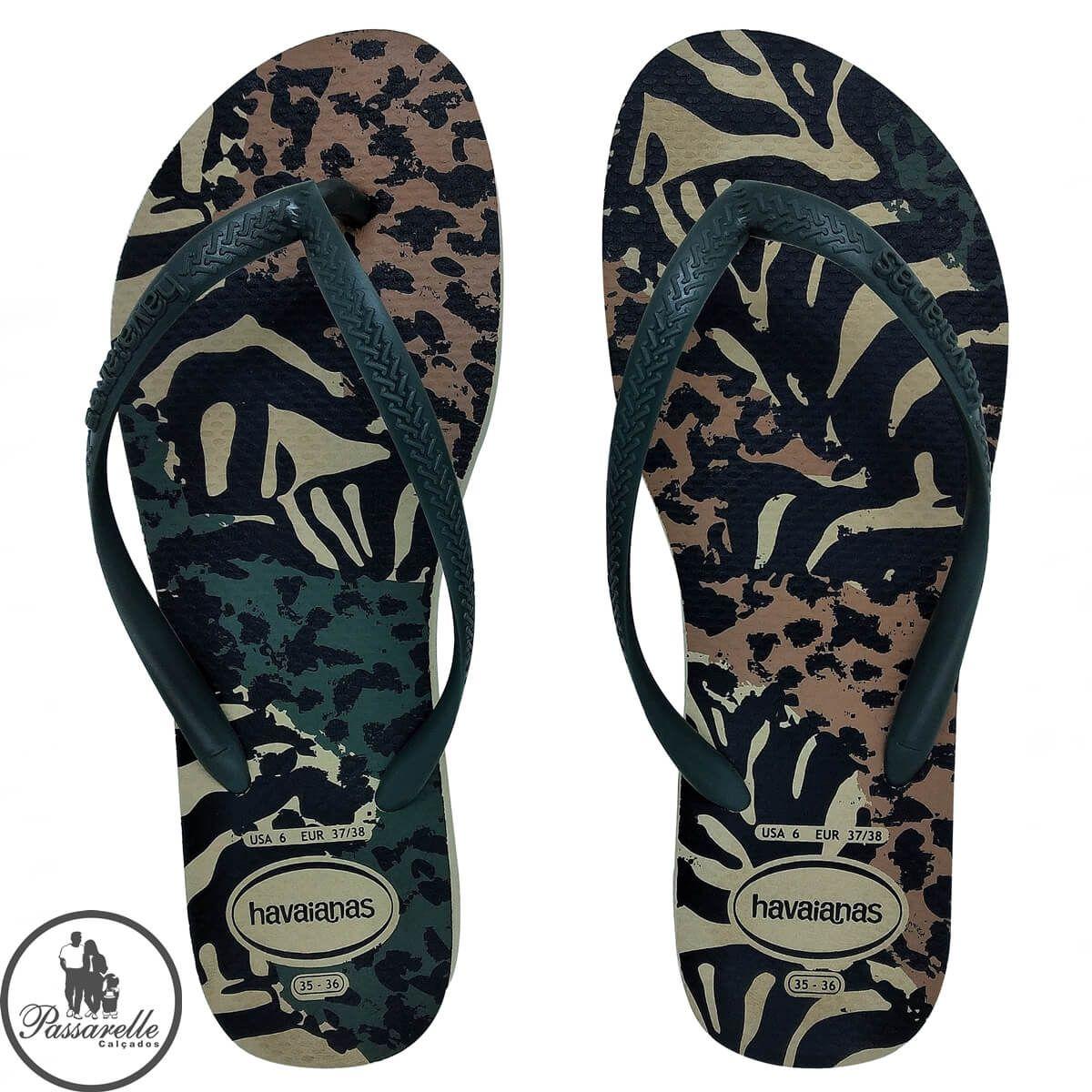 slim animal havaianas