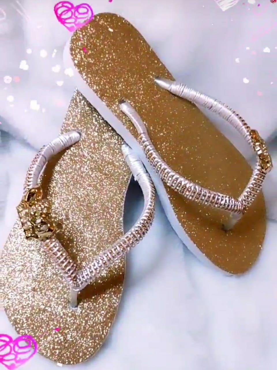 Havaianas 2021 feminina com glitter Clearance
