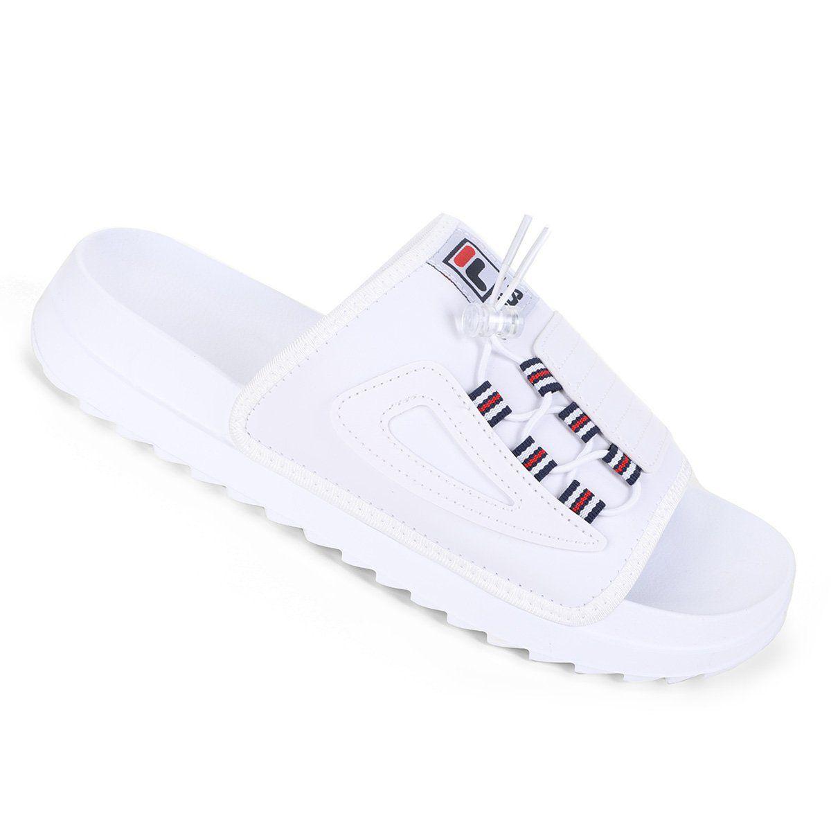 Melissa Slide Fila Chinelo Fila Sandália Melissa E Fila Melissa