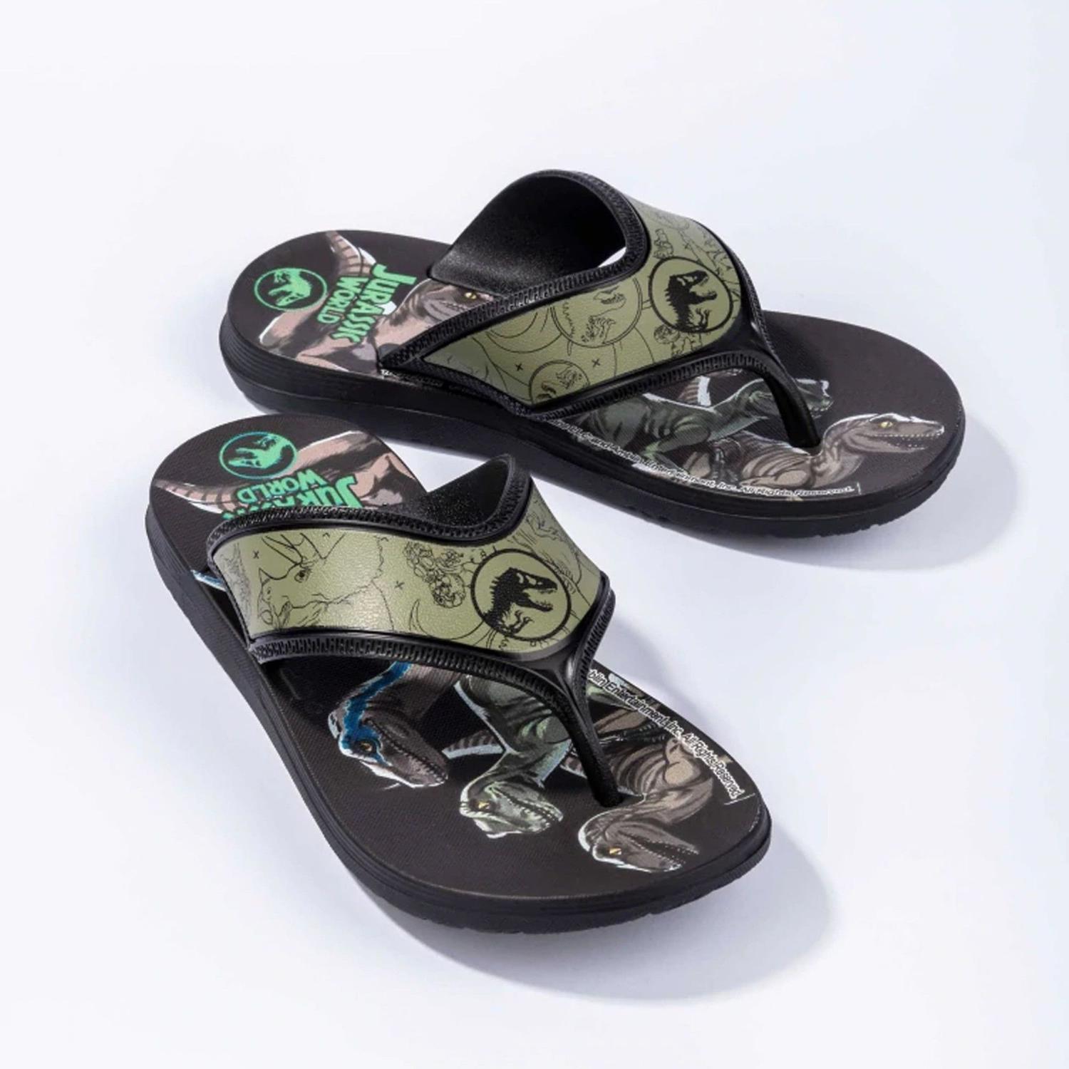Chinelo Grendene Jurassic World infantil menino dinossauro 22555 preto -  Grendene Kids - Chinelo Infantil - Magazine Luiza