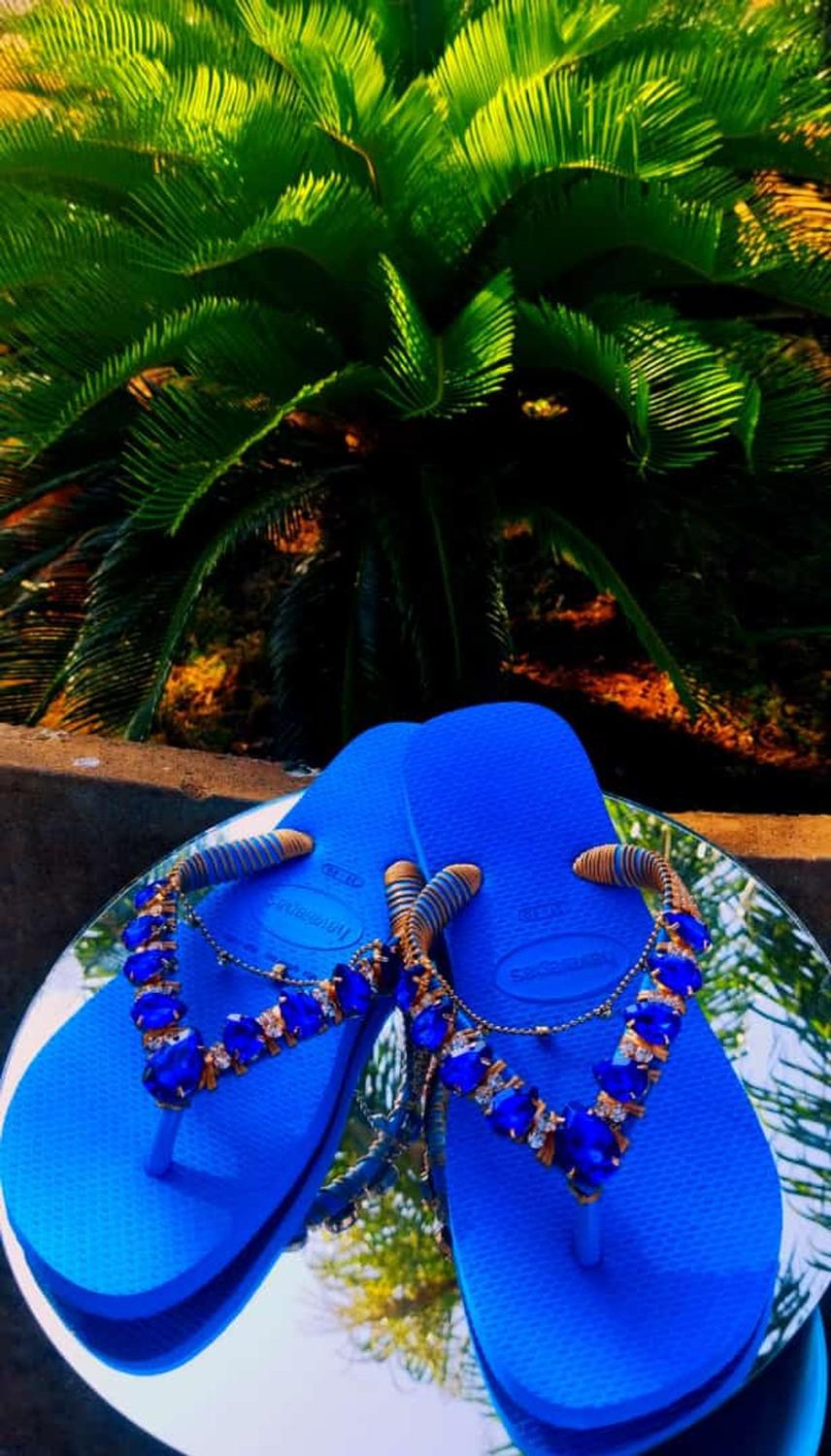 Chinelo Customizado Ver Chinelo Bordado Chinelo Havaianas Bordado