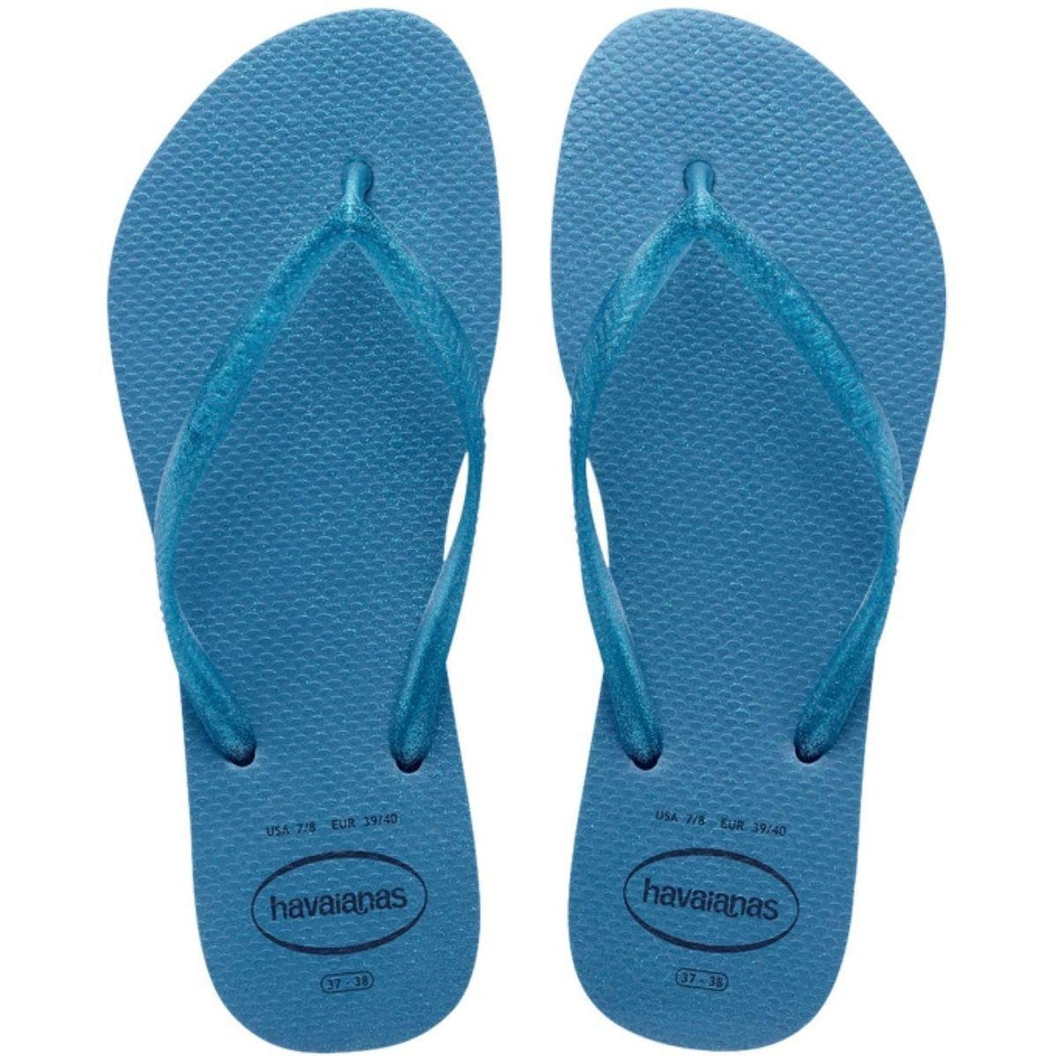havaianas com brilho do lado