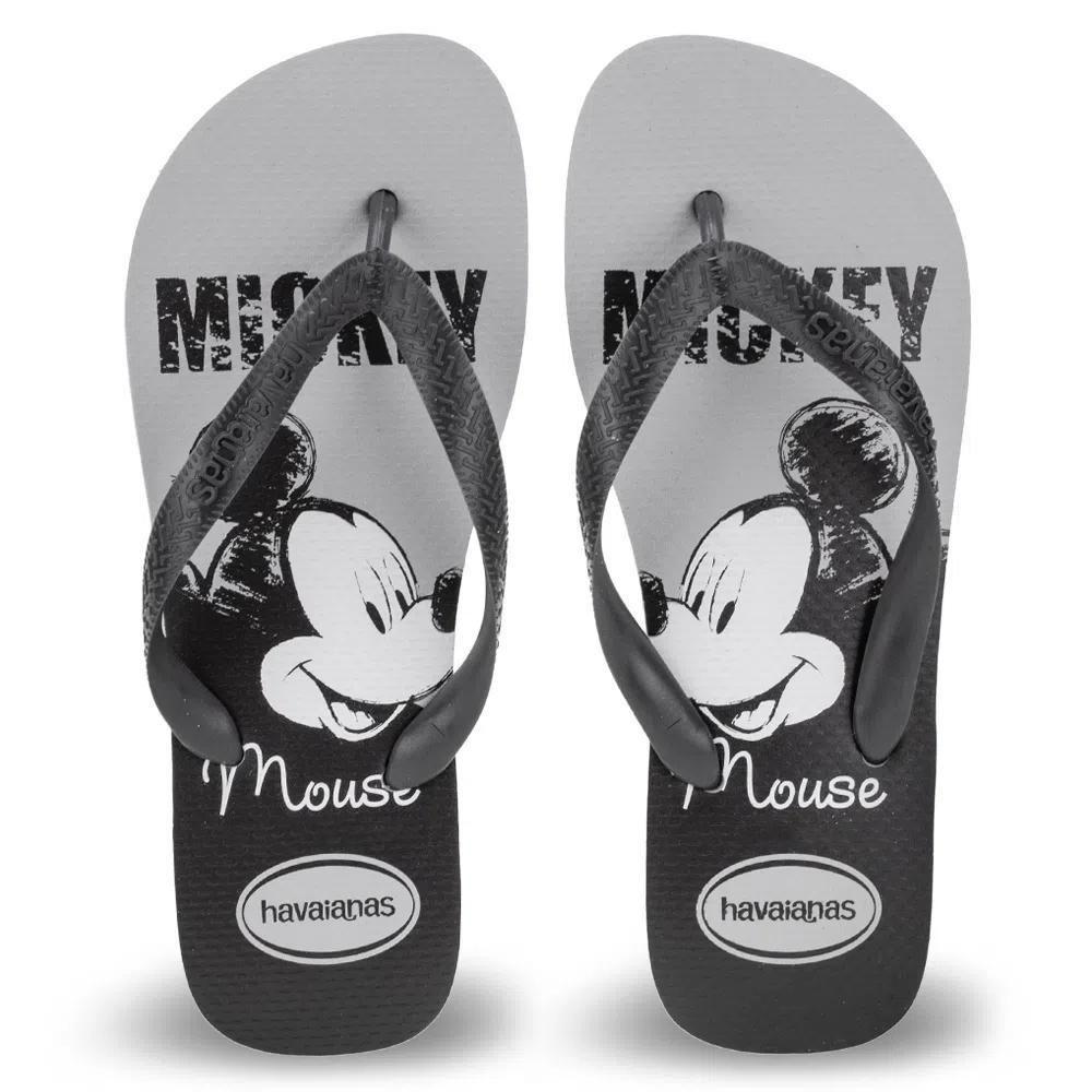 Chinelo Havaianas Top Disney Mickey Mouse Cinza Gelo - 43/44 - Chinelo  Masculino - Magazine Luiza