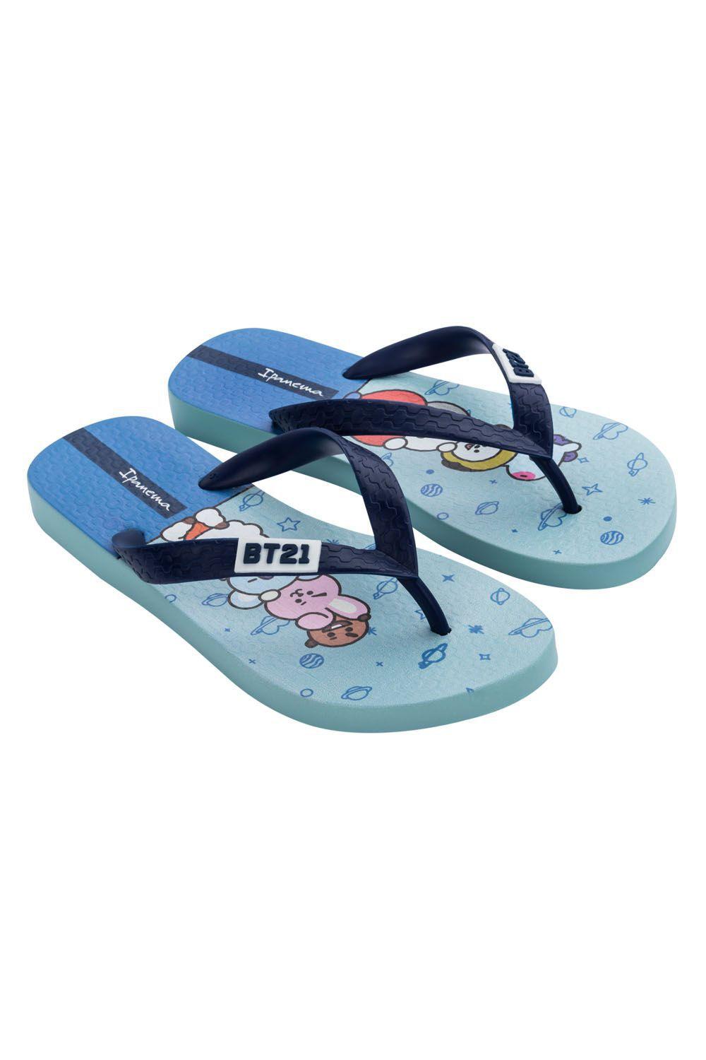 Chinelo Infantil Feminino Ipanema BT21 Azul - Chinelo Infantil - Magazine  Luiza