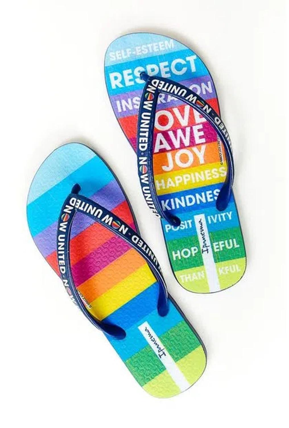 Chinelo Ipanema NowUnited 26633 - Cor:Azul - Tamanho:27/28 - Moda Feminina  - Magazine Luiza