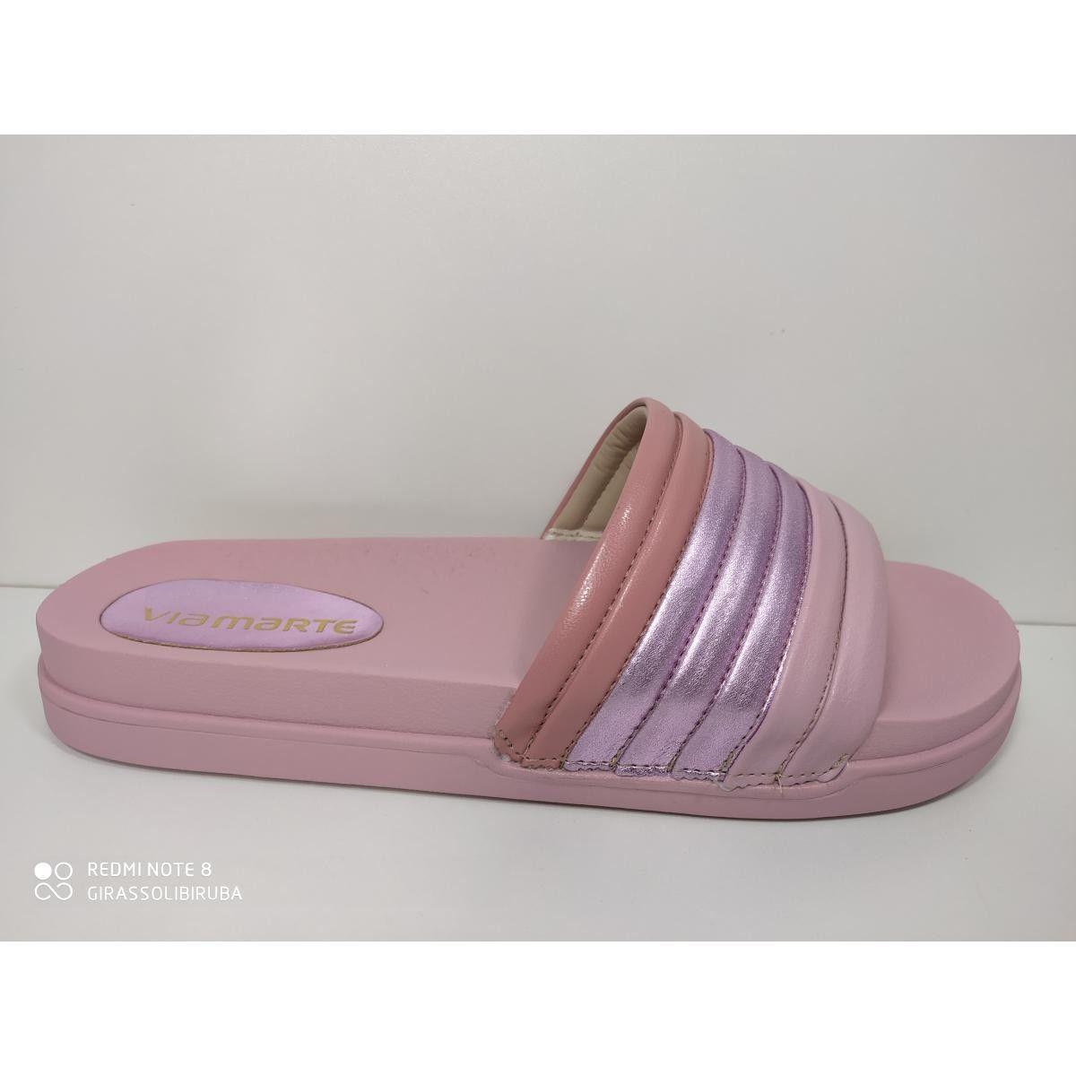chinelo adidas lilas