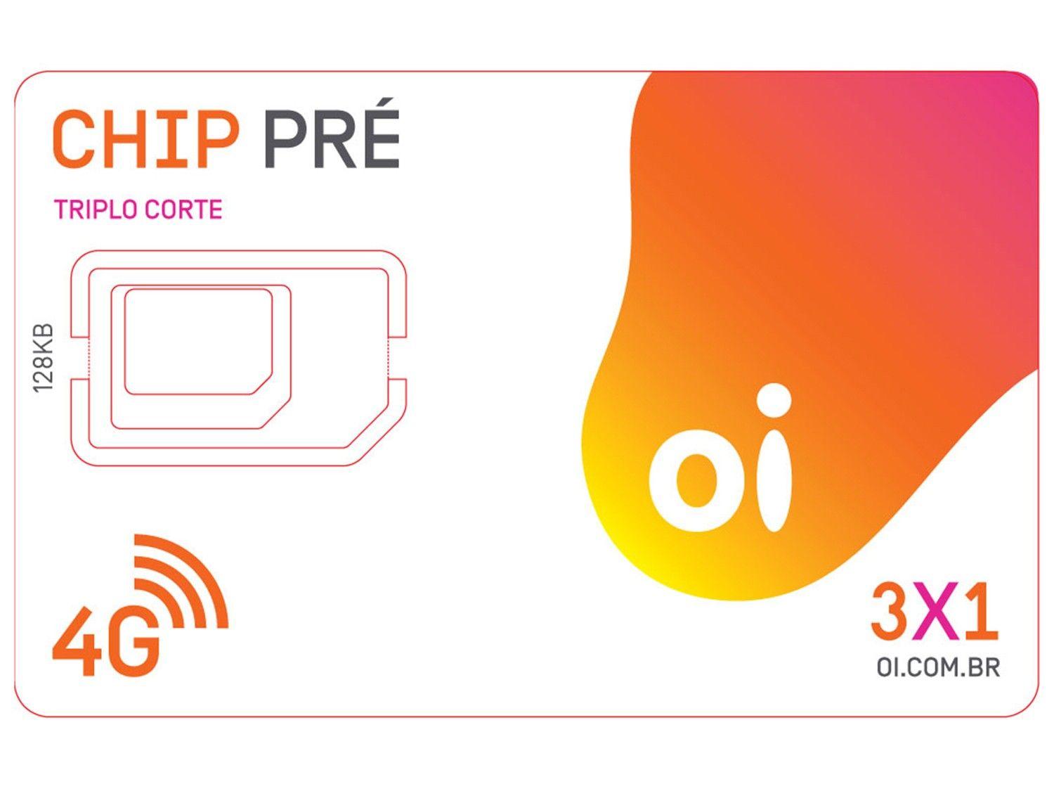 Chip Oi 4G Pré-Pago