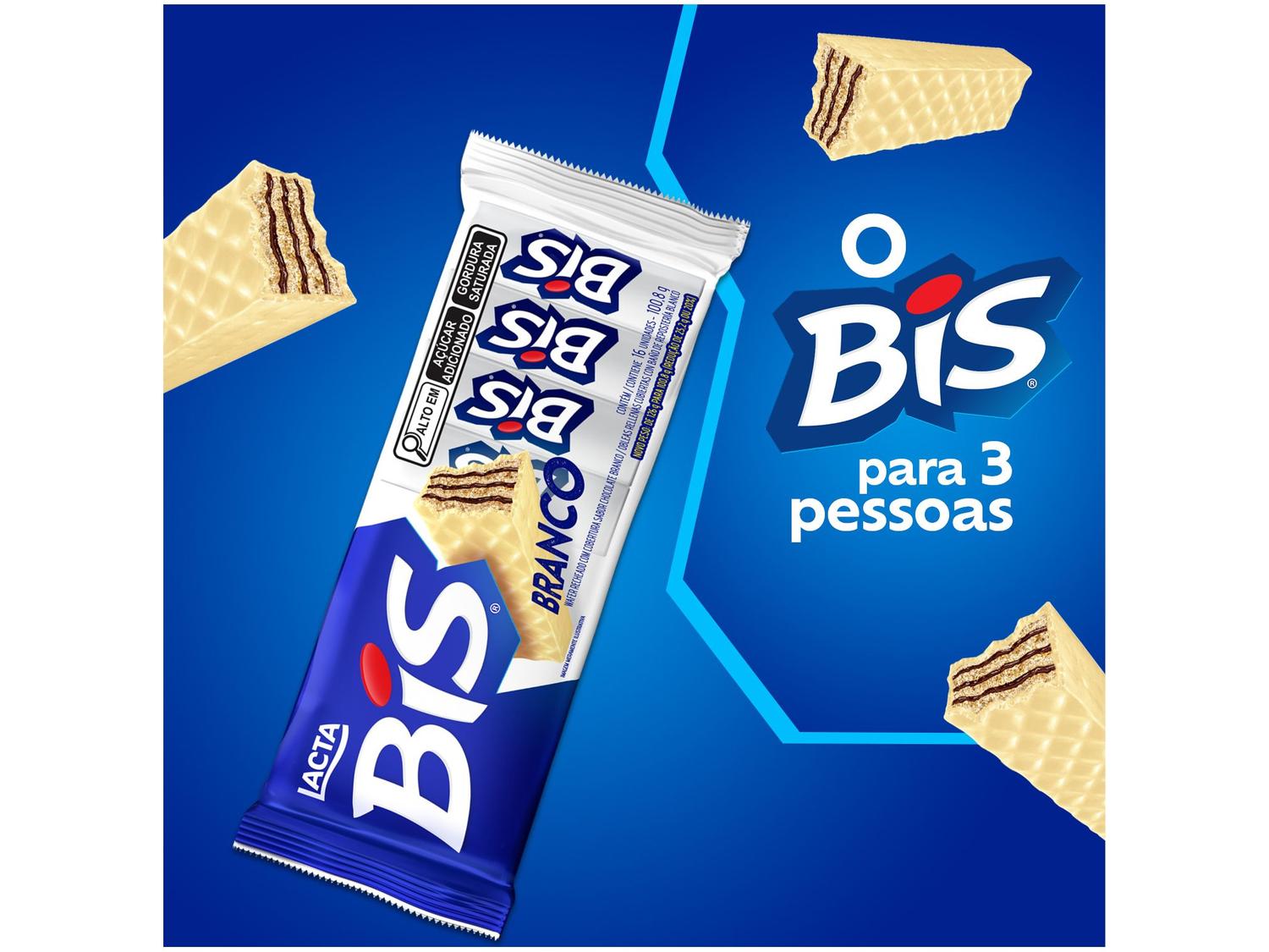 Chocolate Bis Branco 100,8g Lacta