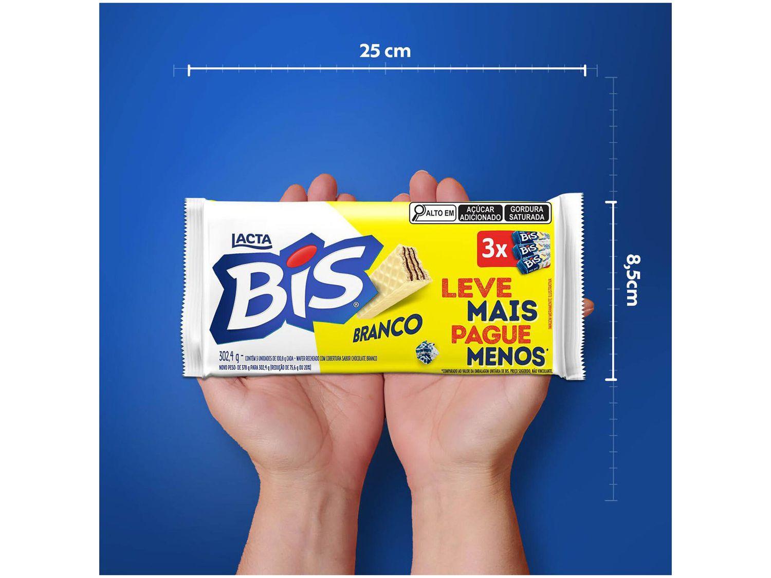 Chocolate Bis Branco 302,4g Lacta