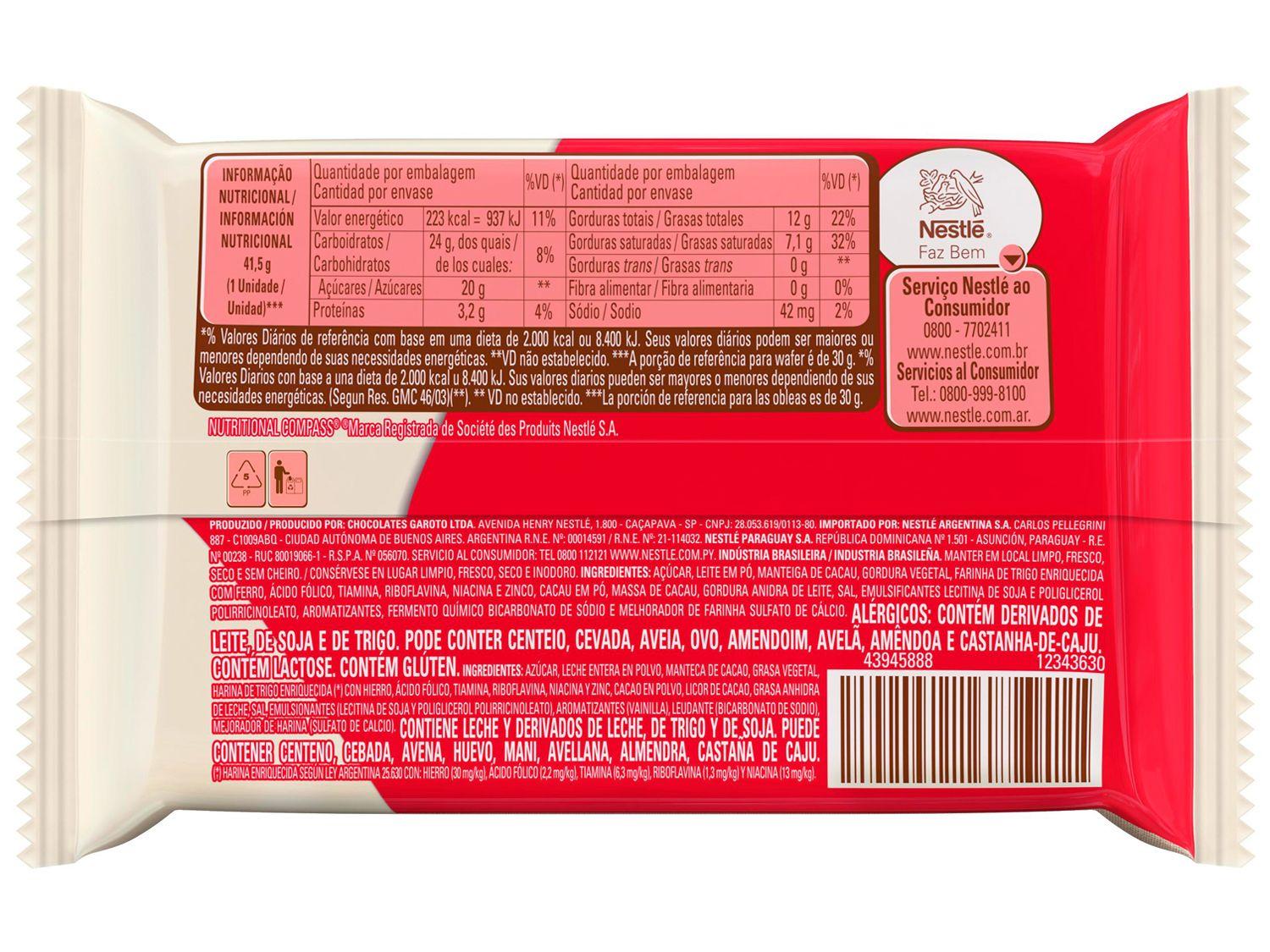 Chocolate Kit Kat White Chocolate Branco 24 Unidades Nestlé