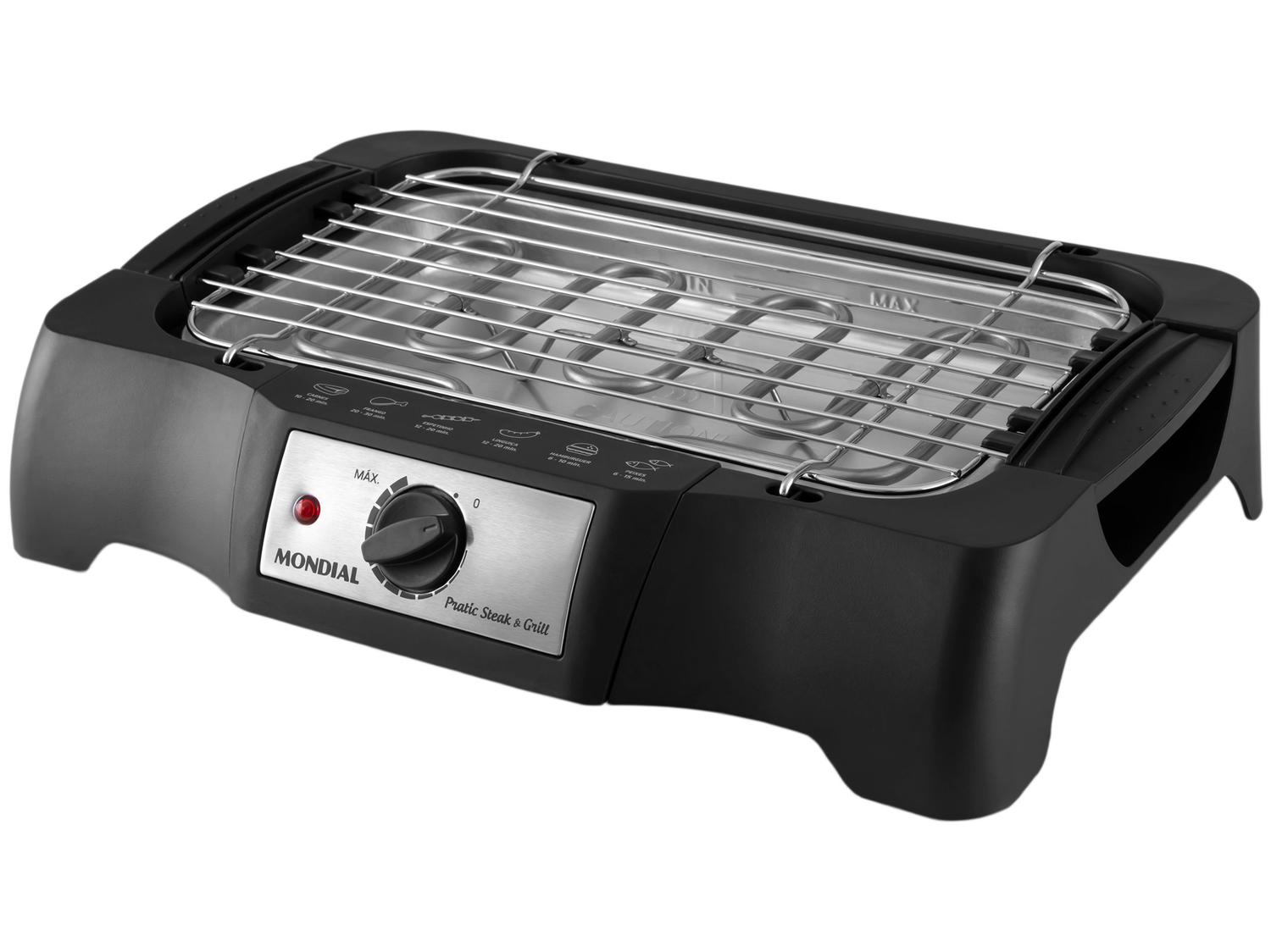 Churrasqueira Elétrica Mondial Pratic Steak & Gril