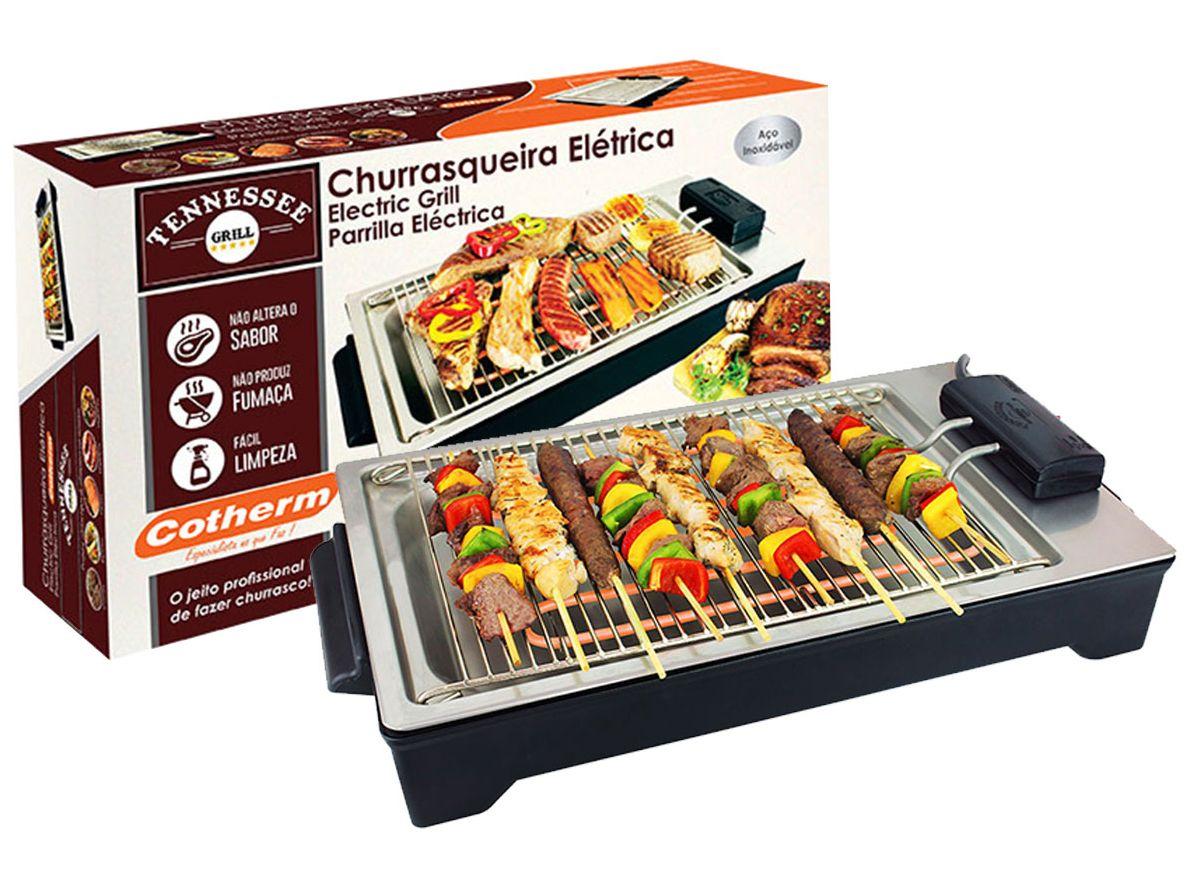 Churrasqueira Elétrica Recursos Inox 1850W Cotherm