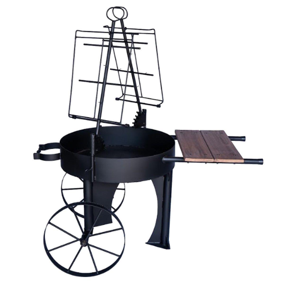 Churrasqueira Rustica Fogo Chão Grelha M 135x84cm - Metal Arte ...