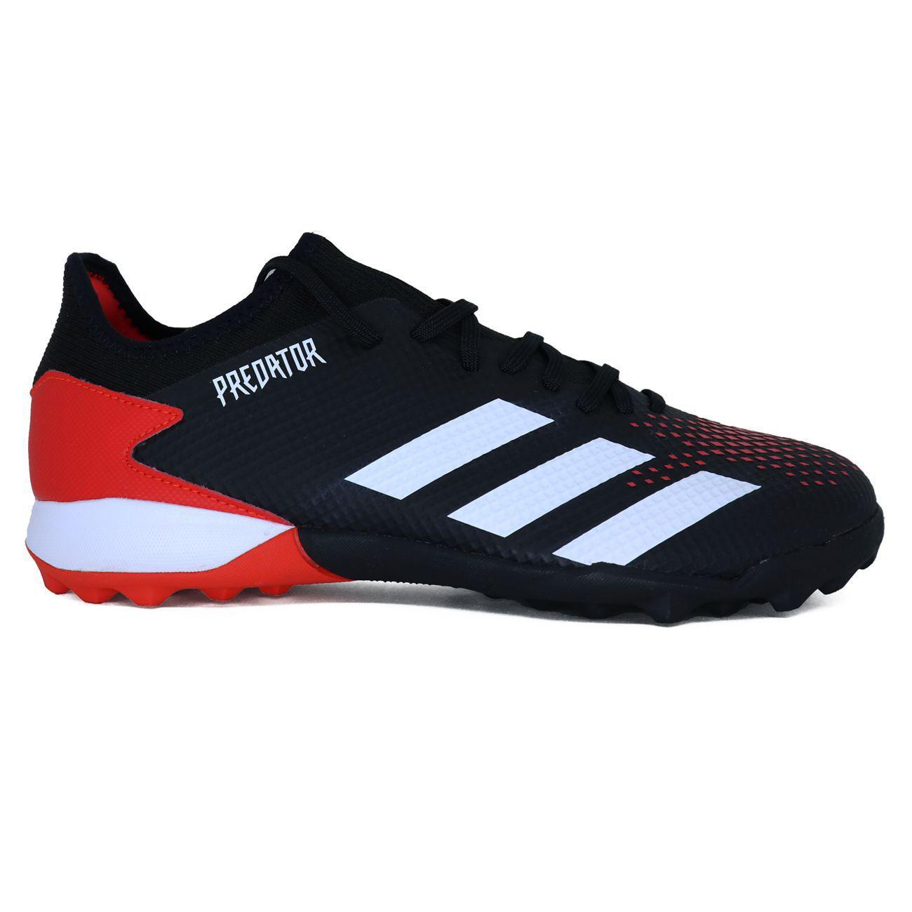 Chuteira Adidas Predator 20.3 Low Society Preto E Vermelho - Tênis  Esportivo - Magazine Luiza