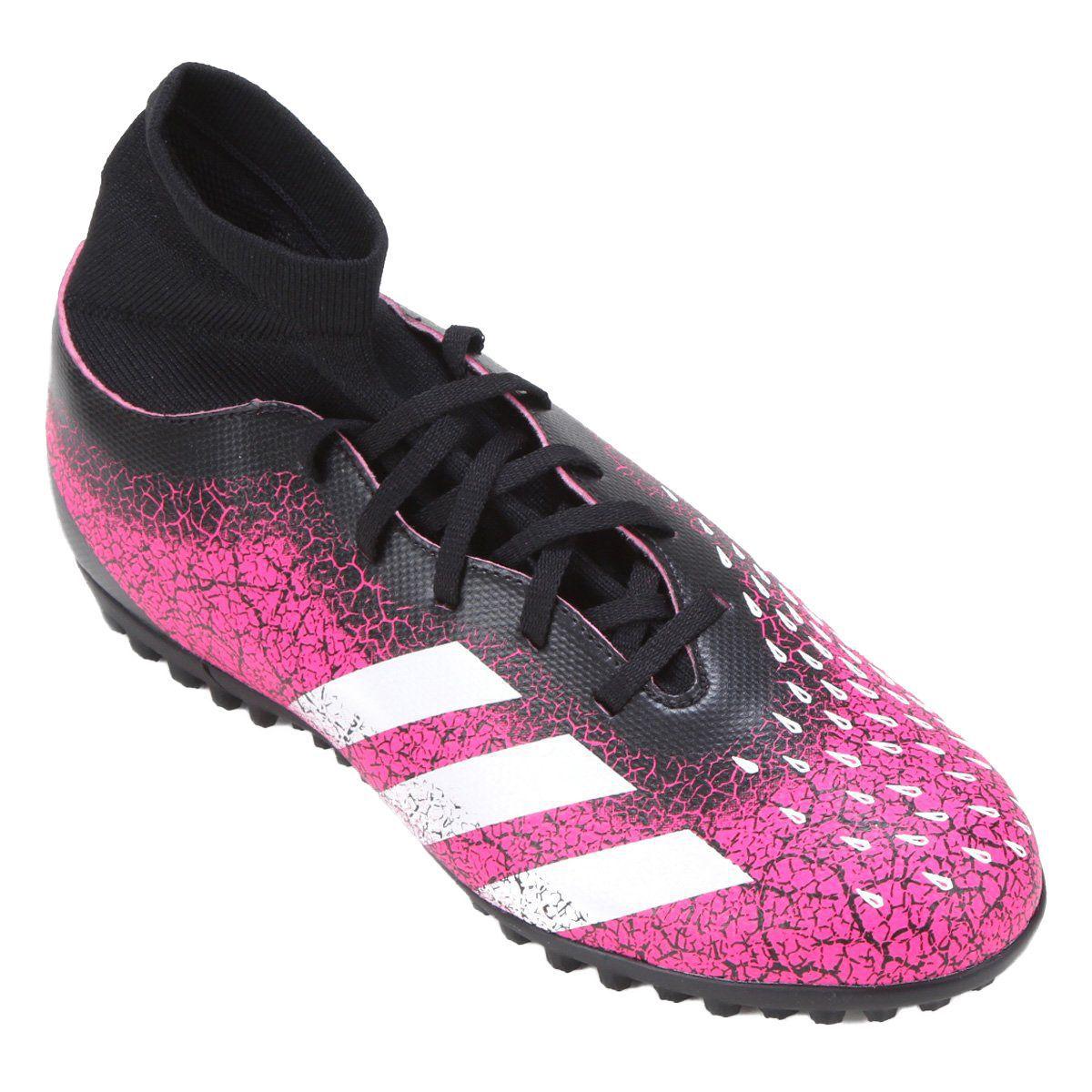 chuteira adidas predator society rosa